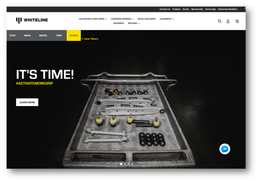 IT'S TIME! WHITELINE launch new website!