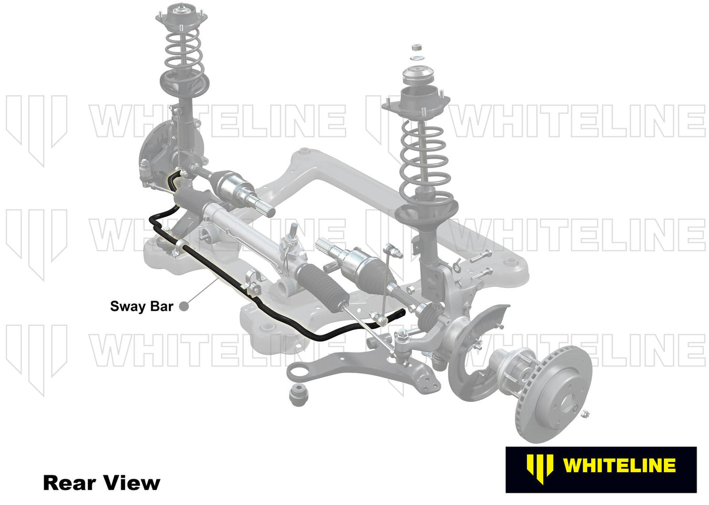 Front Anti-Roll Bar 22mm Heavy Duty Blade Adjustable Subaru Impreza WRX GV GR 2008-2010