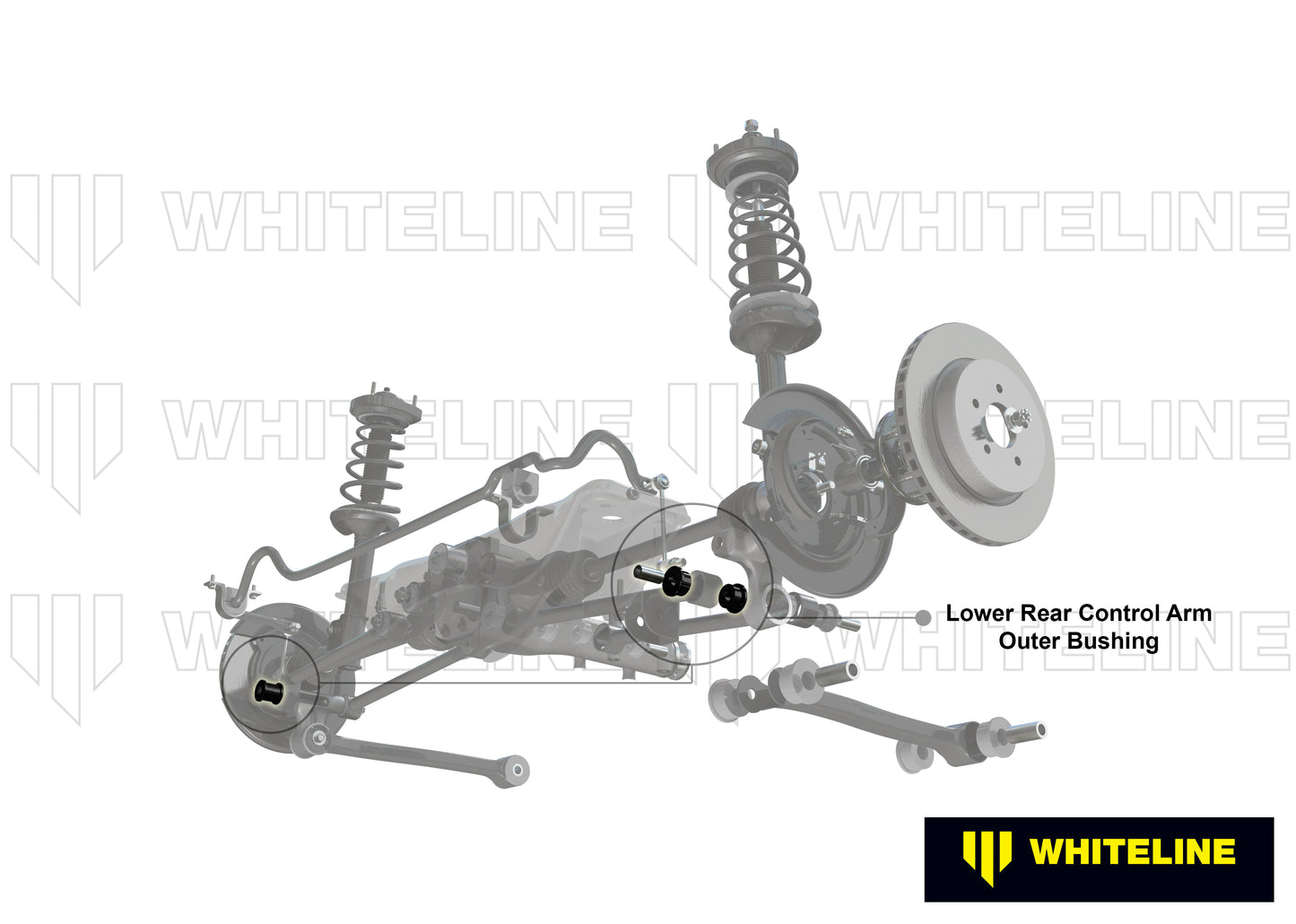 Control arm - lower rear outer bushing