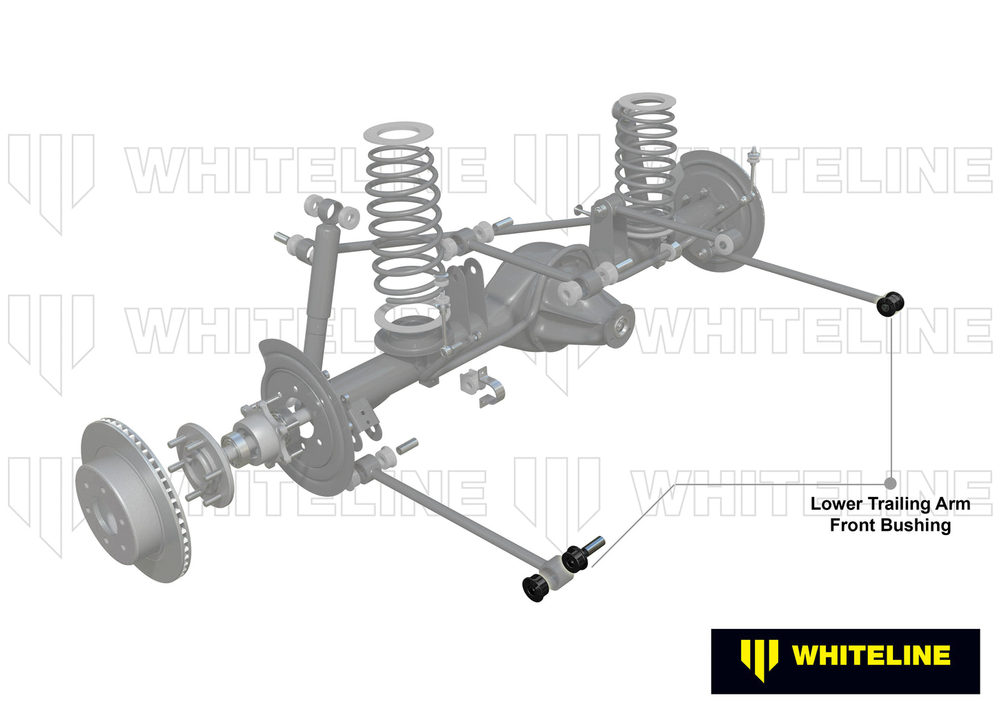 Trailing arm - lower front bushing