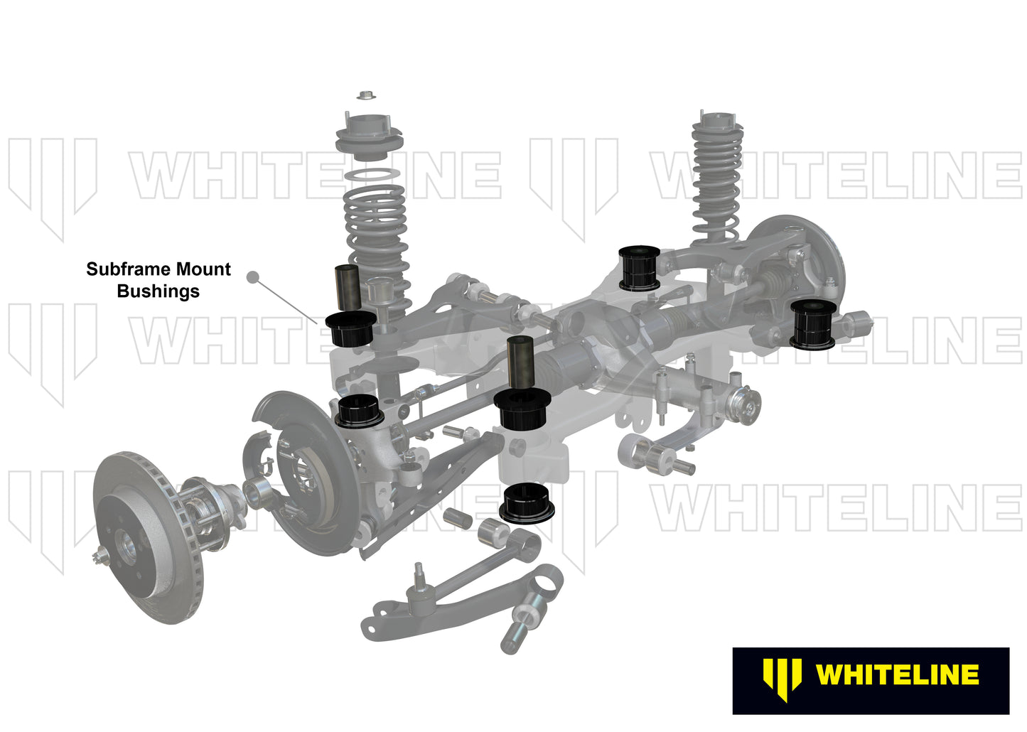 Positive Traction Kit - Subframe mount bushing inserts - Subaru