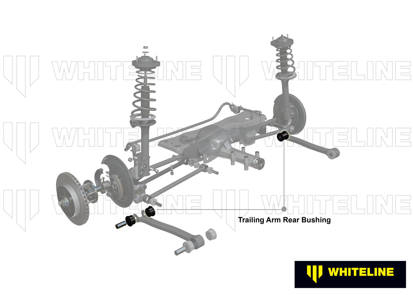 Trailing arm - lower rear bushing