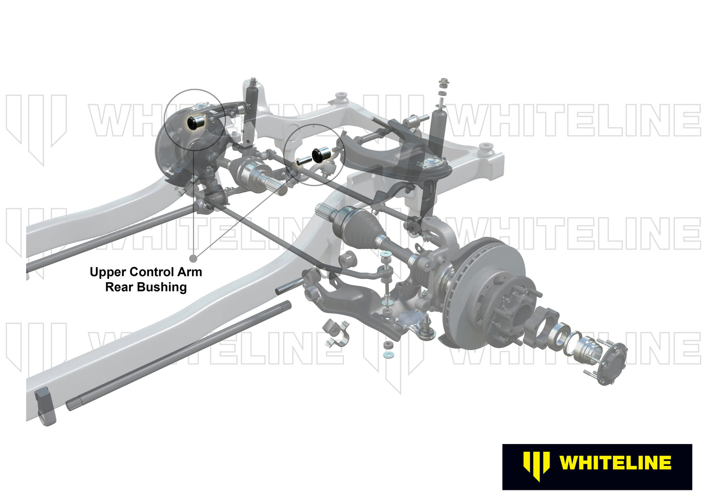 Control arm - upper inner rear bushing
