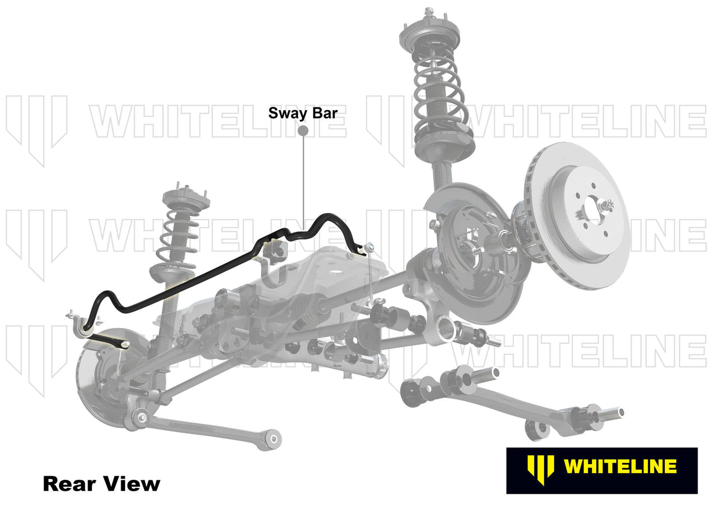 Rear Anti-Roll Bar 22mm Heavy Duty Blade Adjustable Subaru Impreza WRX & STI GD GG 2003-2007