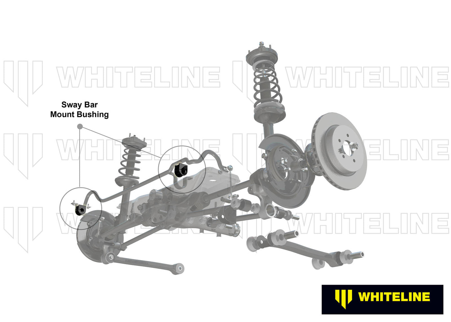 20mm Rear Anti-Roll bar mount kit Subaru Forester SF SG 1997-2008
