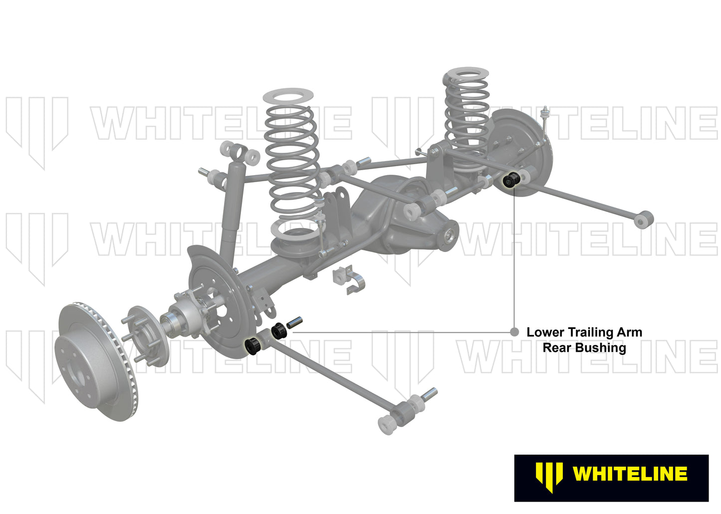 Trailing arm - lower rear bushing