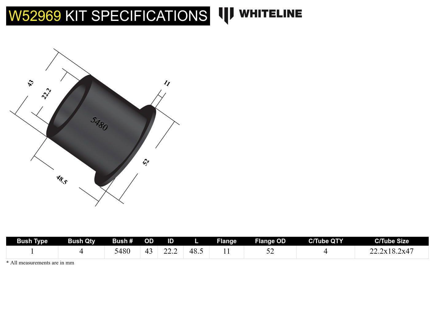 Control arm - upper bushing