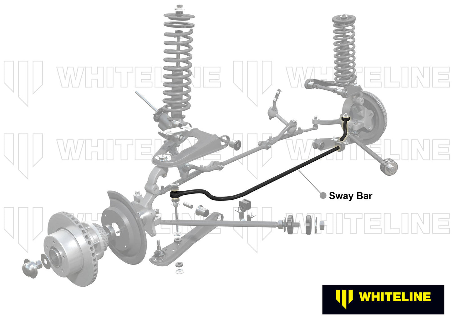 Front Anti-Roll Bar 24mm Heavy Duty Ford Mustang Early Classic Model 1965-1973
