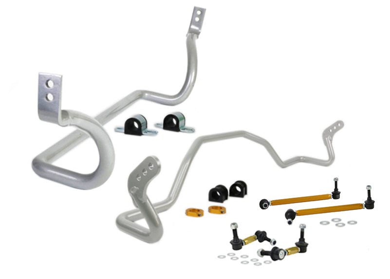 BMK008 Whiteline Front & Rear Anti-Roll Bar Kit Mitsubishi Lancer CJ Ralliart AWD 2009-2017 Image 1