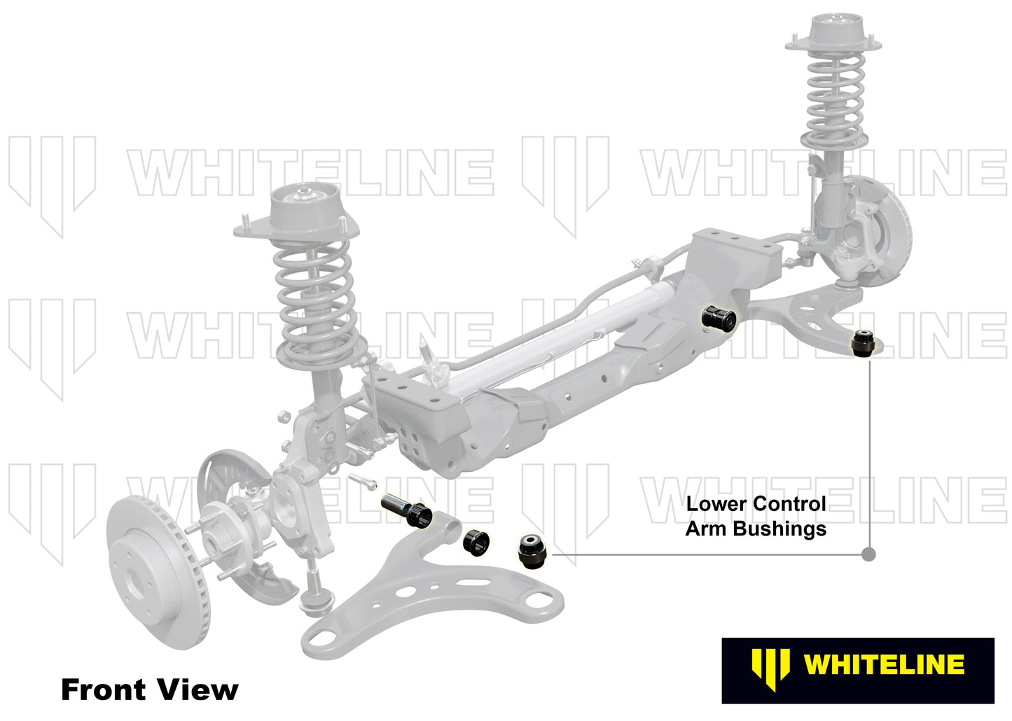 Front Control Arm - Lower Inner Front And Rear Bushing Kit