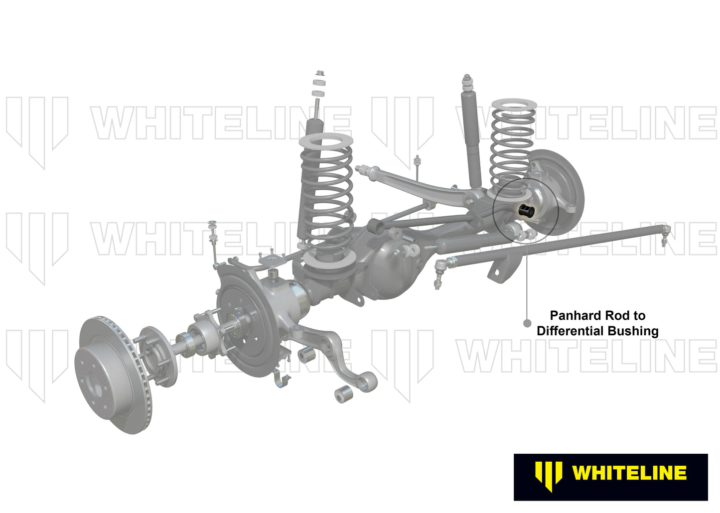 Panhard rod - to differential bushing