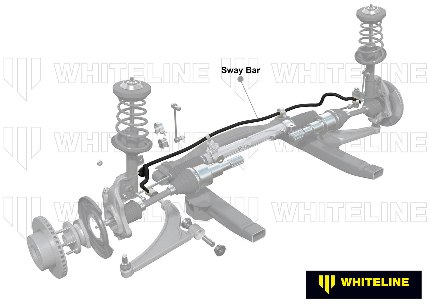 Front Anti-Roll Bar 22mm X Heavy Duty Blade Adjustable Subaru Impreza GC GF & Legacy BC BD BF BG 1993-2000