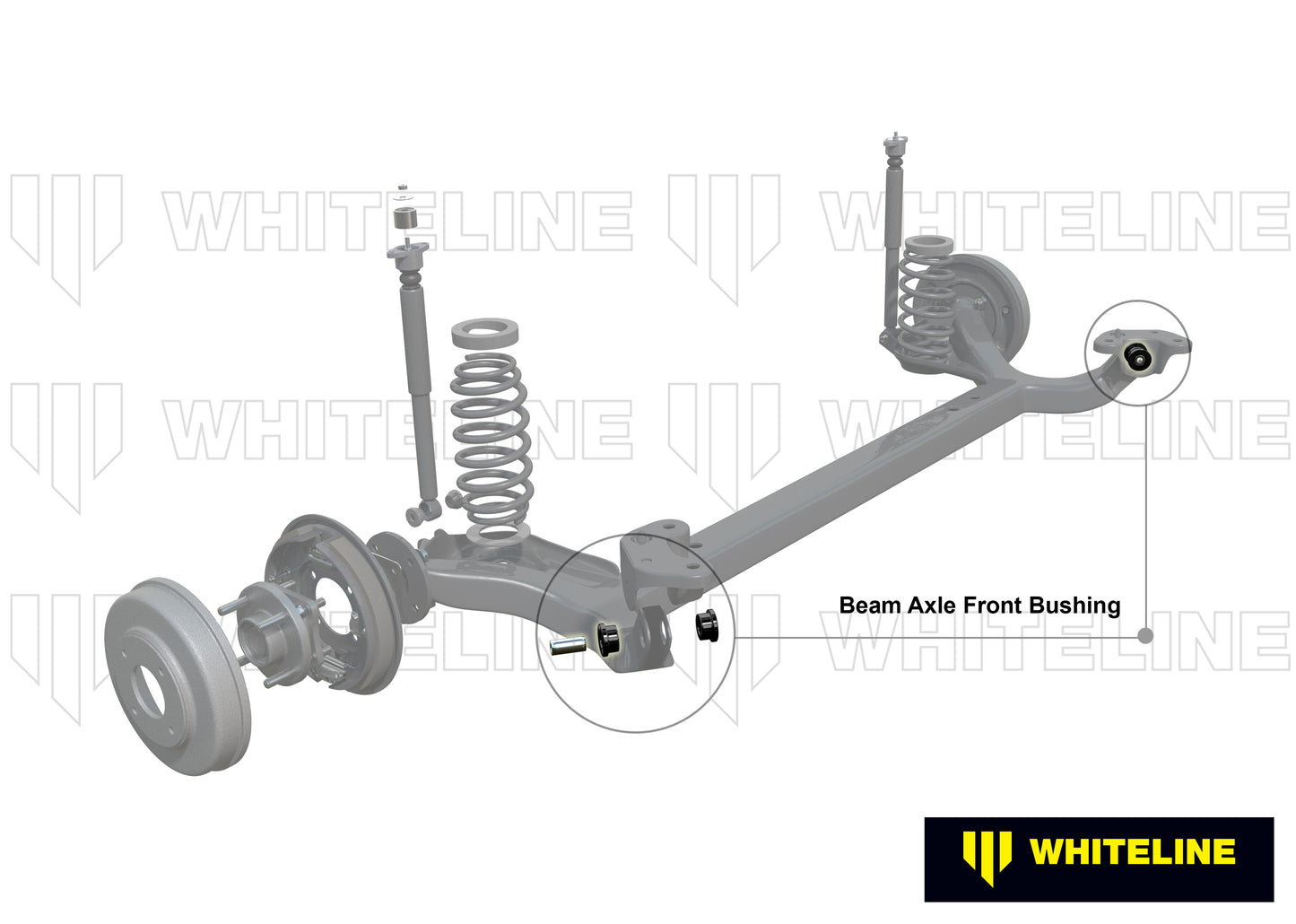 Rear Beam axle - front bushing