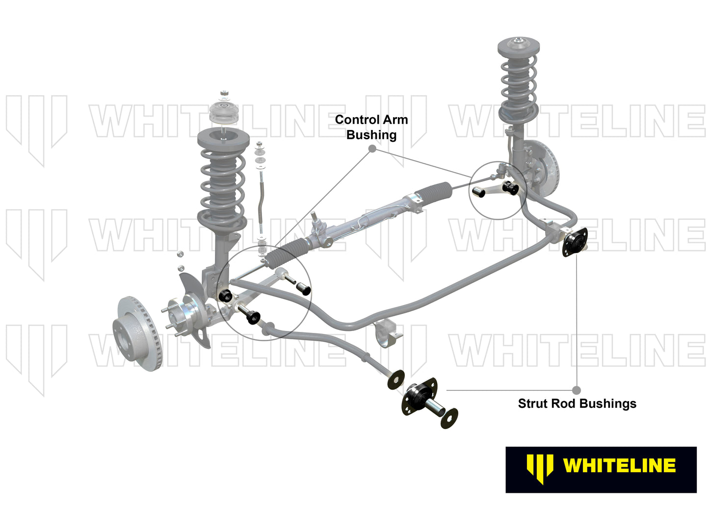 Control arm/strut rod kit