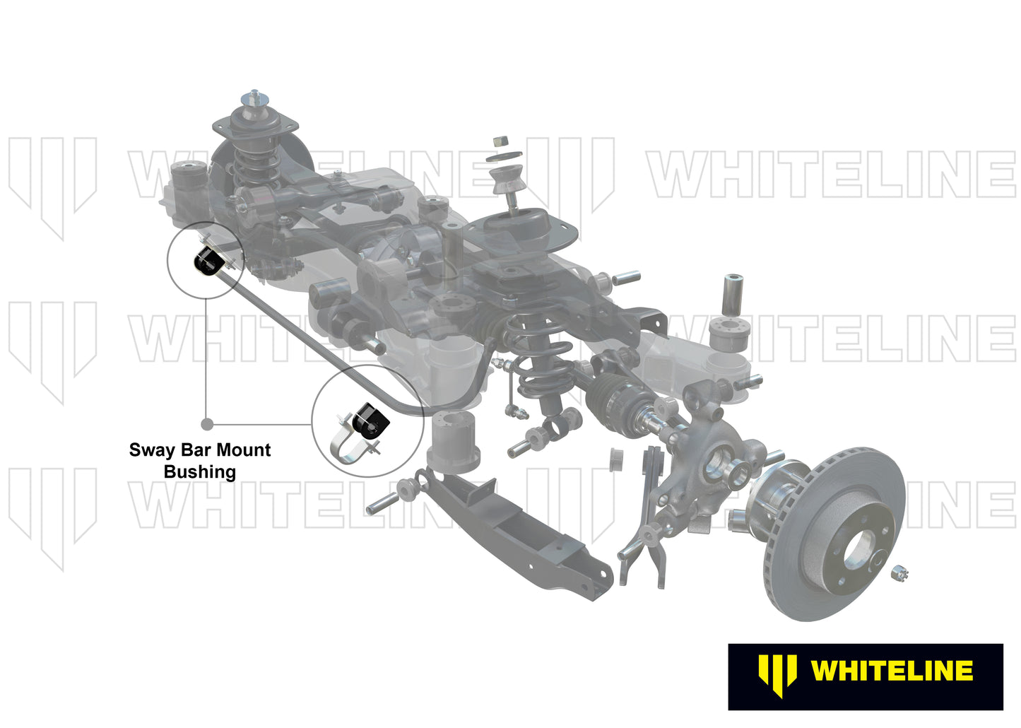 Anti-Roll bar - mount service kit