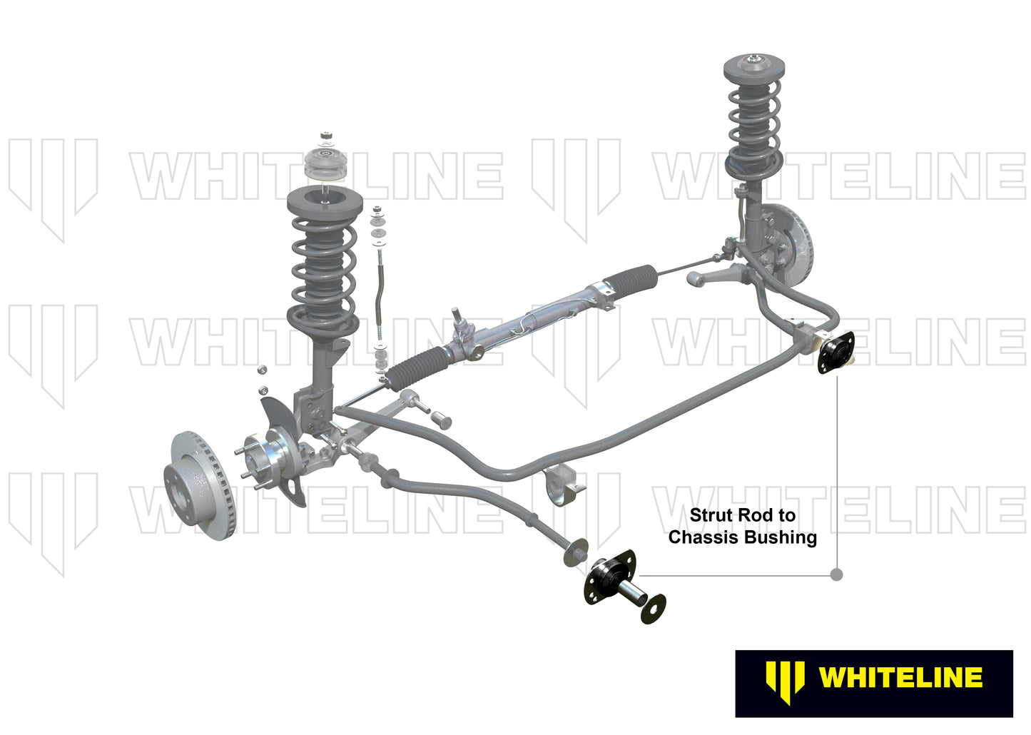 Strut rod - to chassis bushing