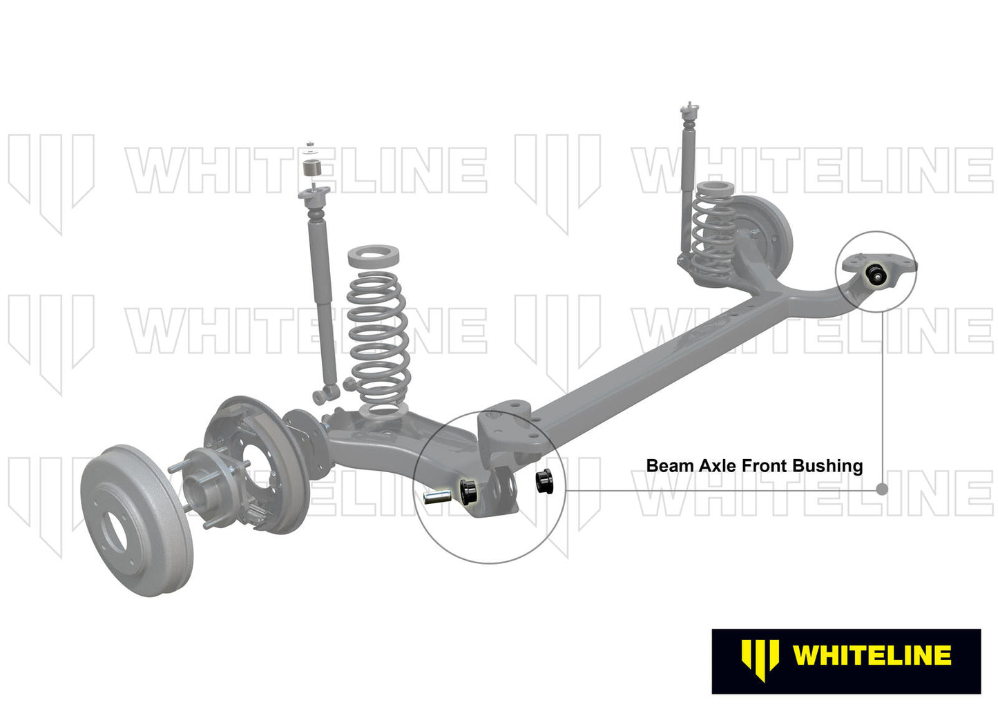 Beam axle - front bushing
