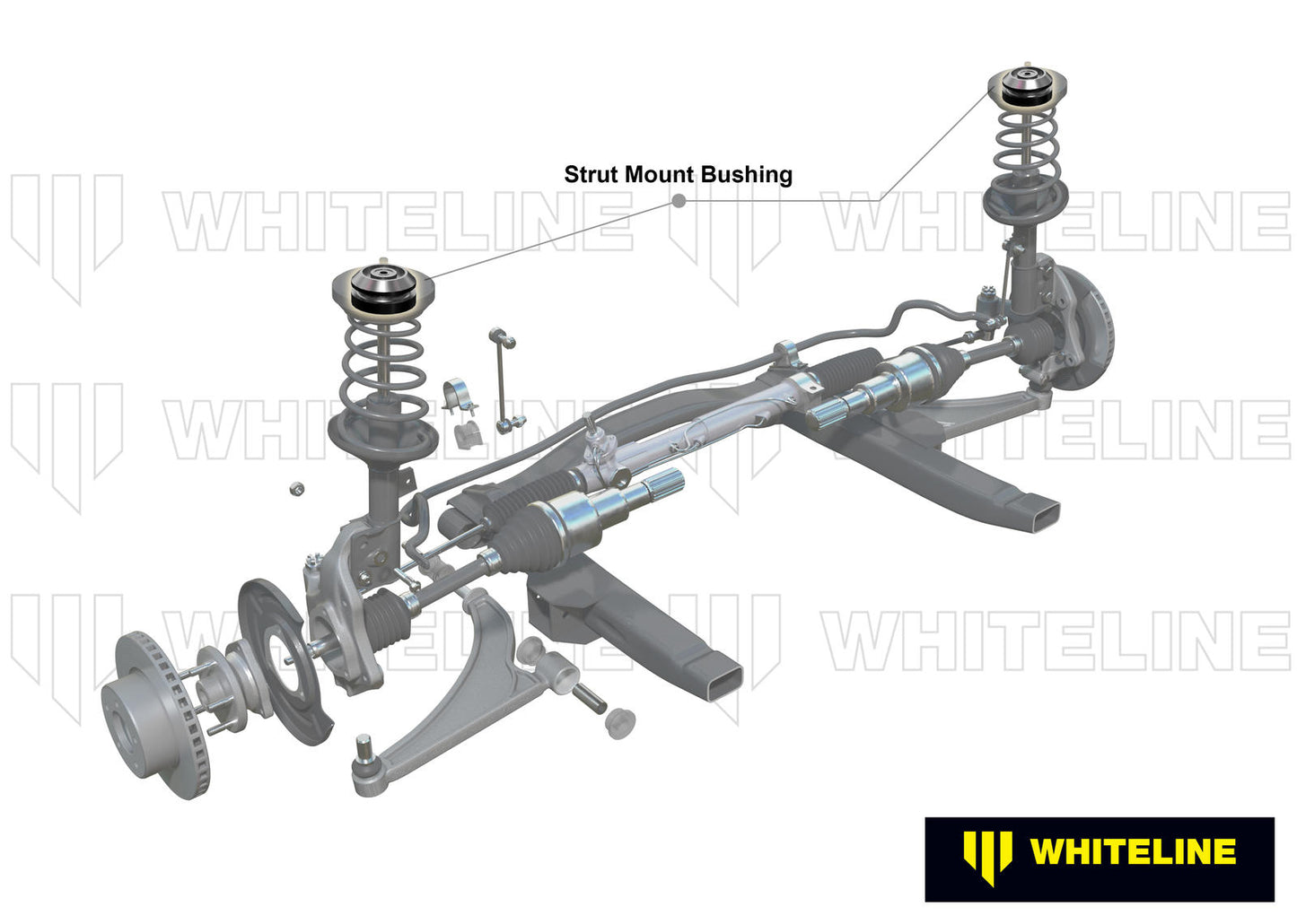 Caster/ Camber Offset Front Strut Mount - Subaru