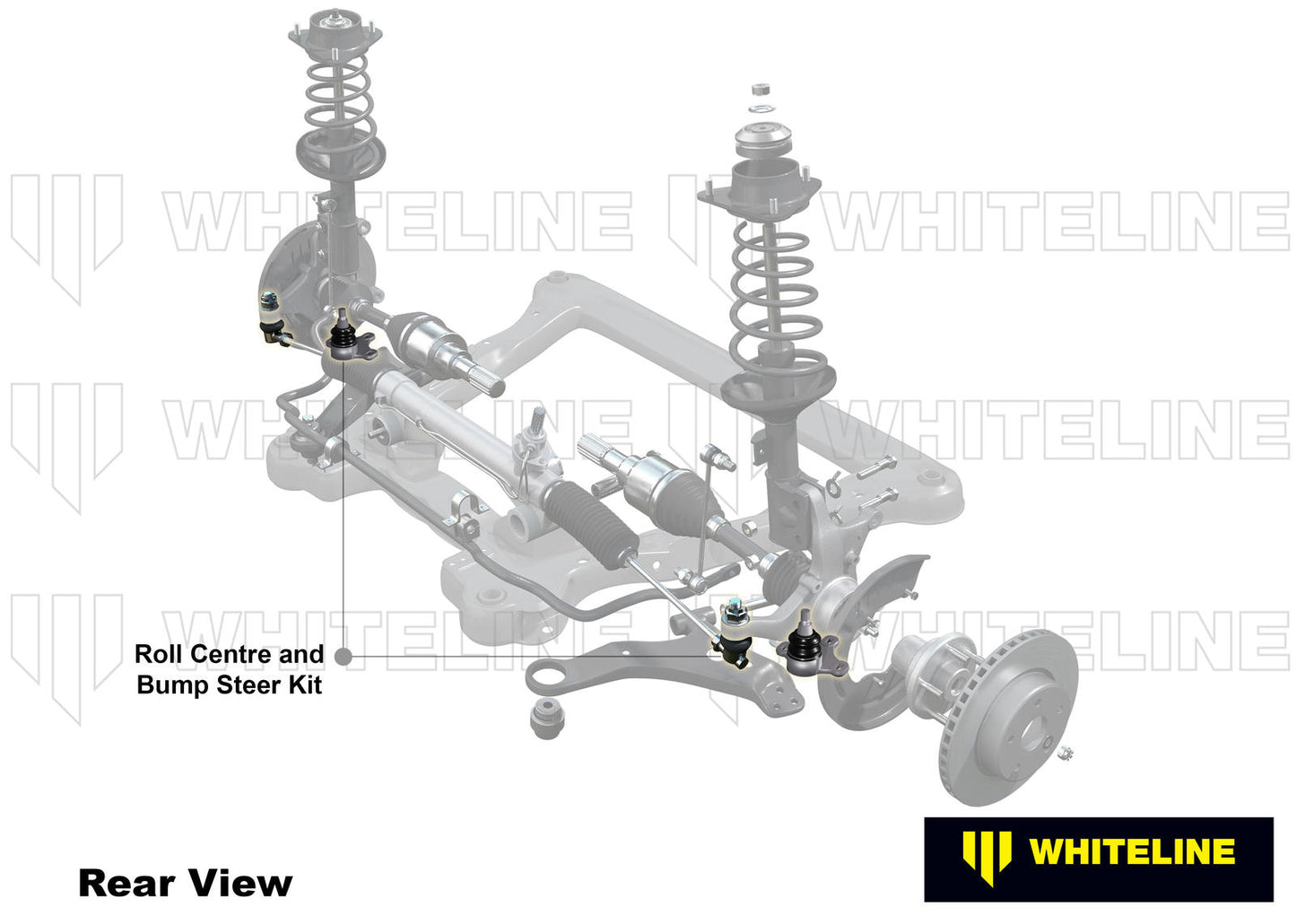 Front Roll centre/bump steer correction kit - Subaru
