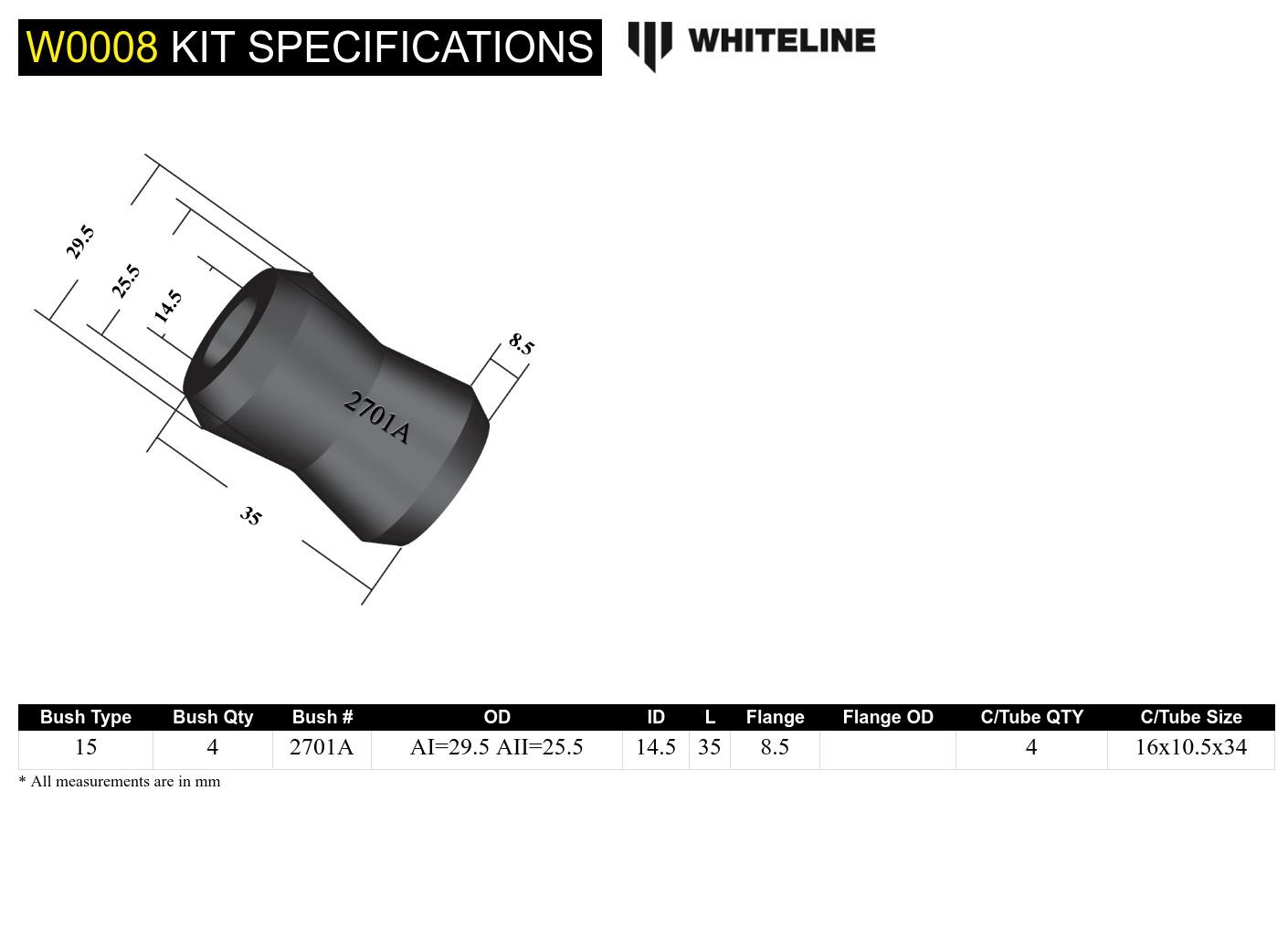 Anti-Roll bar - link service kit