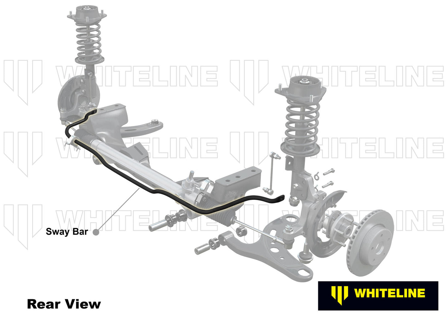 Front Sway Bar - 22mm 3 Point Adjustable Honda Integra Type R 2001-2007