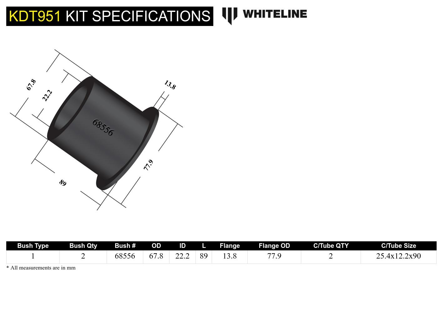 Rear Beam axle - front bushing
