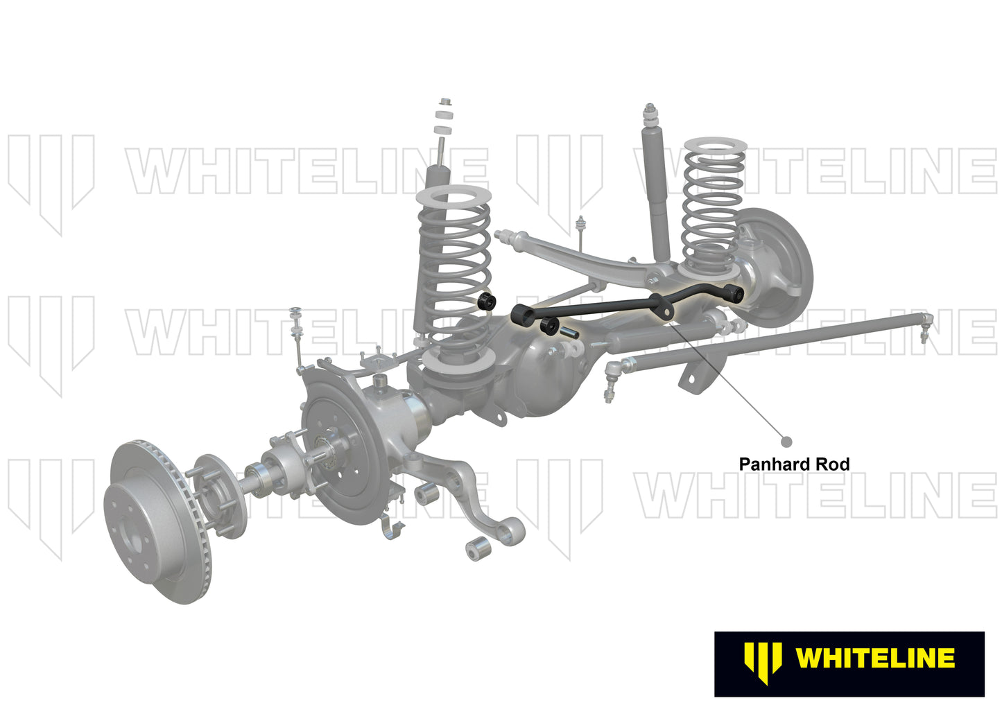 LHD Heavy Duty Front Adjustable Panhard Rod - Toyota Landcruiser 80 & 105 Series