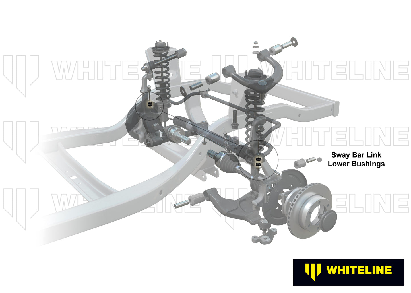 Anti-Roll bar - link lower eye bushing
