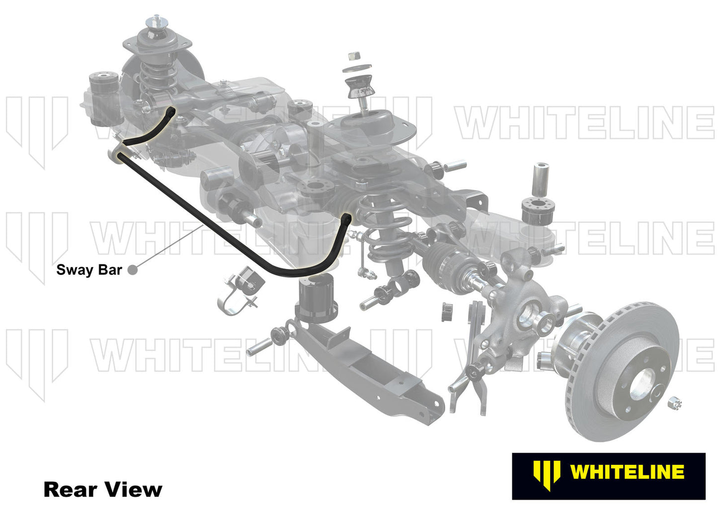 Sway bar - 26mm heavy duty blade adjustable