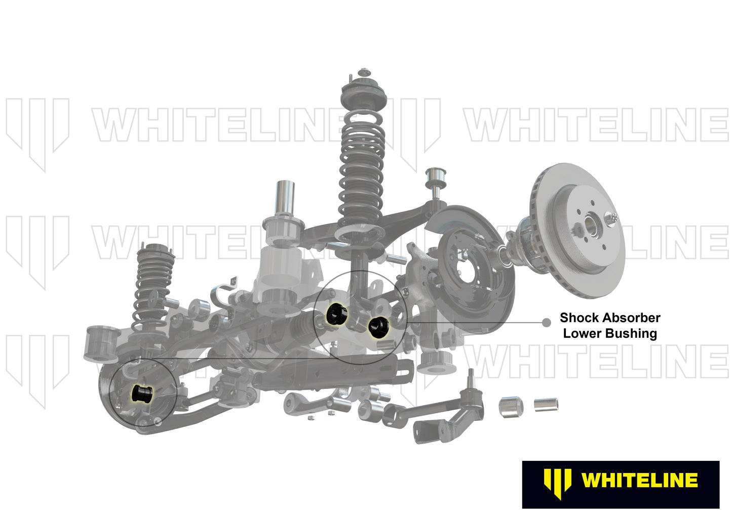 Shock absorber - lower bushing