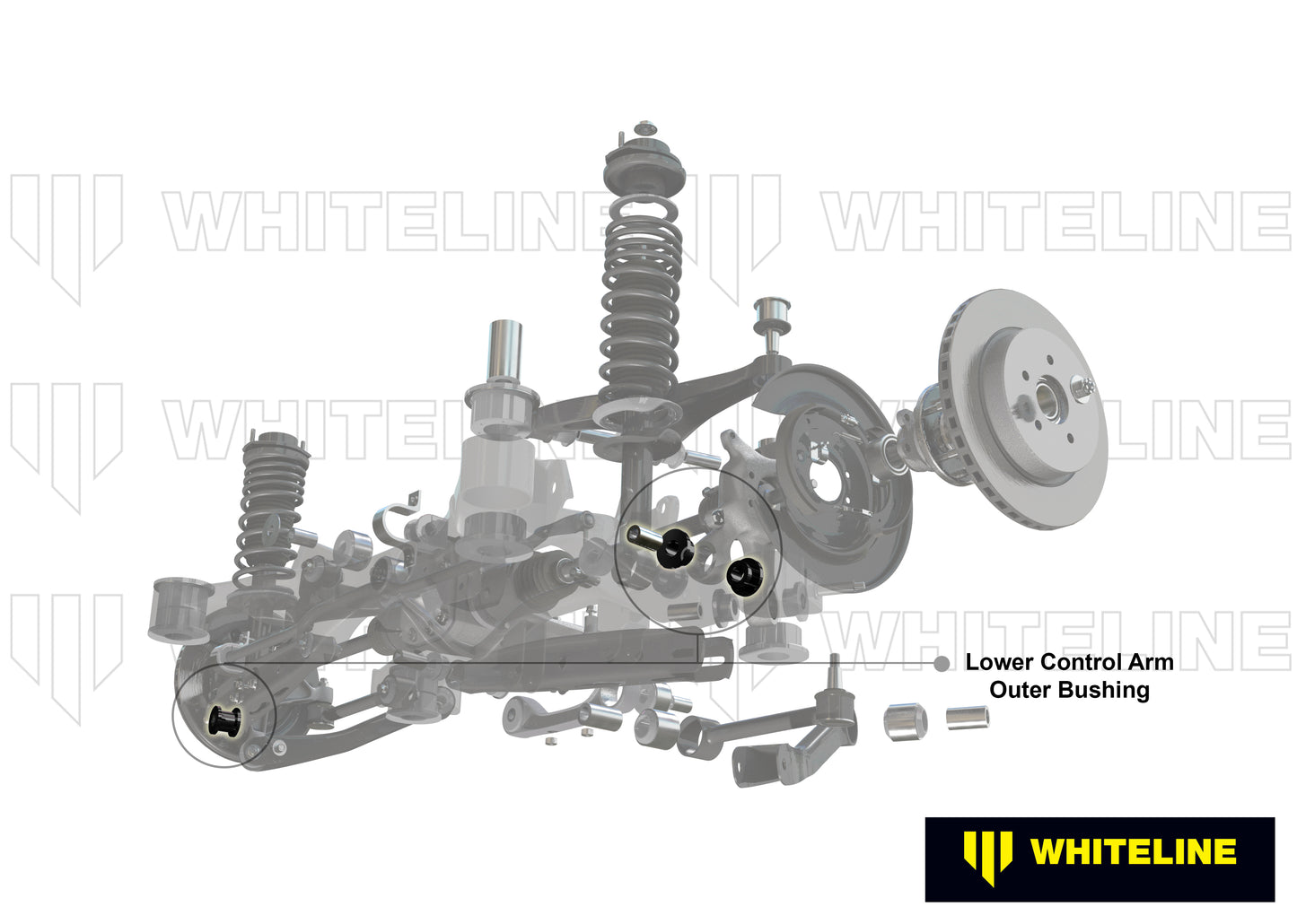 Control arm - upper outer bearing