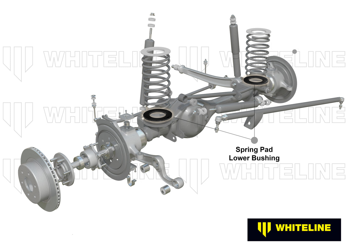 Spring - pad lower bushing