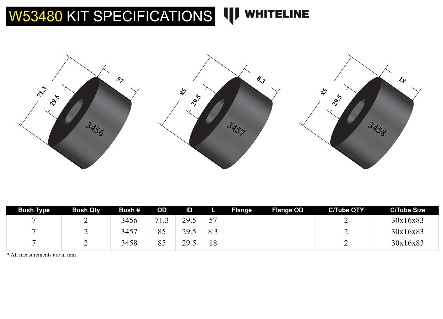 Control arm - lower inner rear bushing