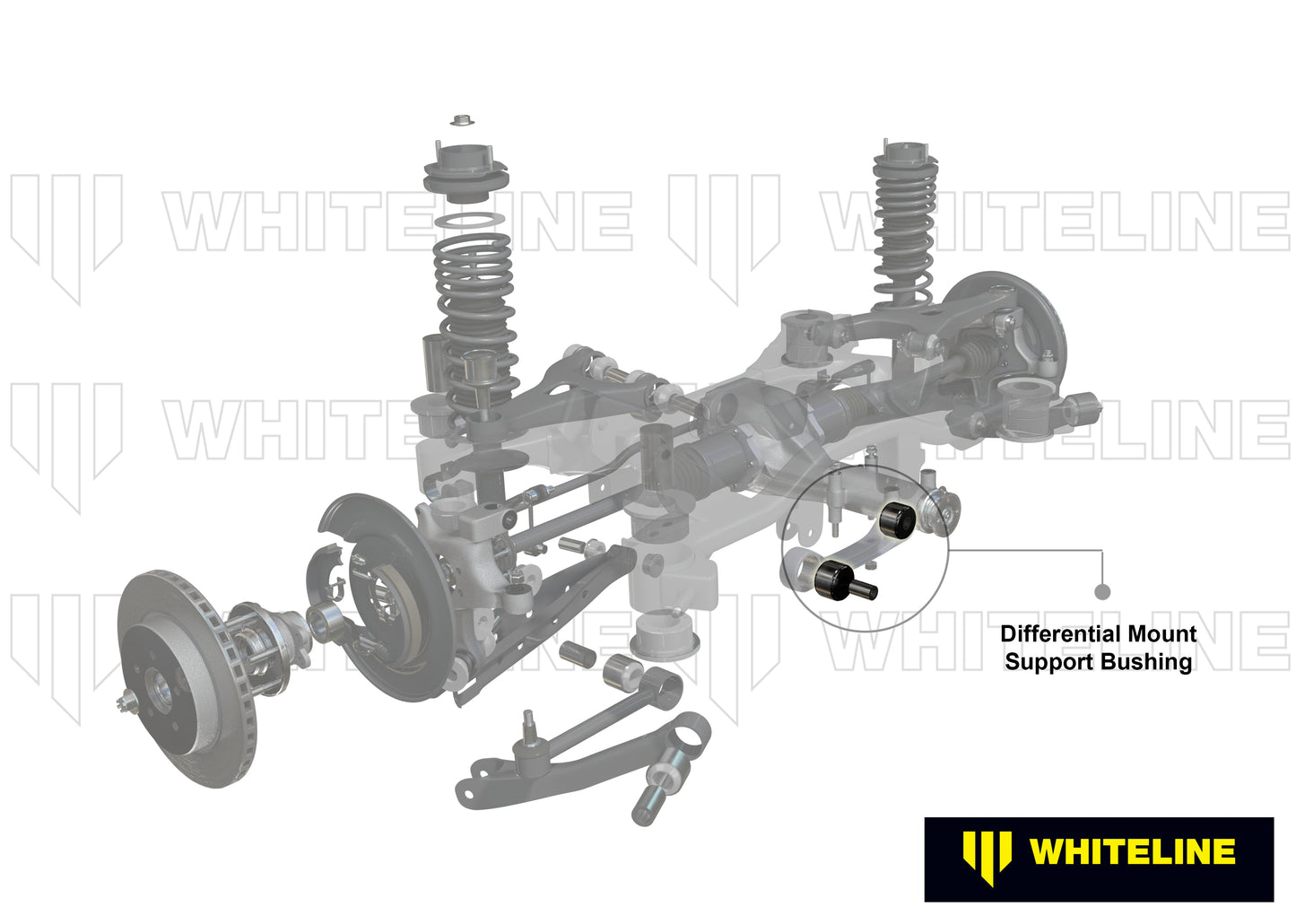 Rear Differential mount support outrigger bushing - Subaru BRZ & Toyota 86