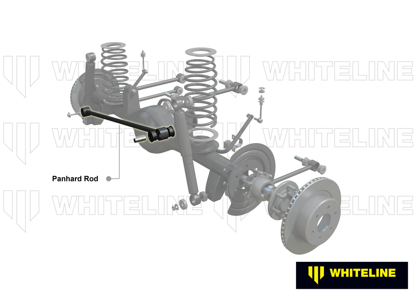 RHD Heavy Duty Adjustable Rear Panhard Rod - Jeep Wrangler TJ
