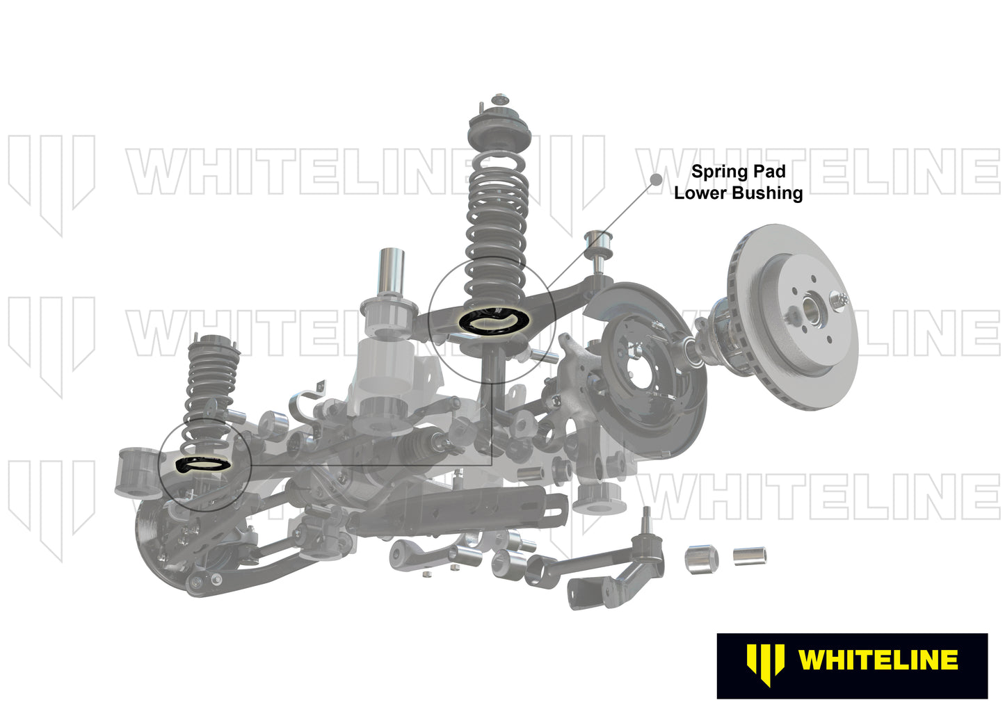 Spring - pad lower bushing