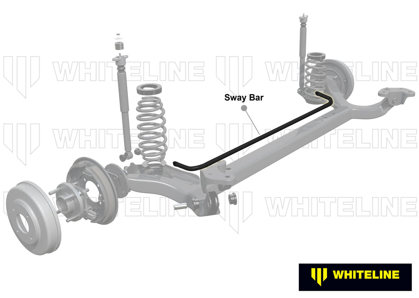 Rear Anti-Roll Bar 22mm Non Adjustable Ford Fiesta Mk7 2013-2018