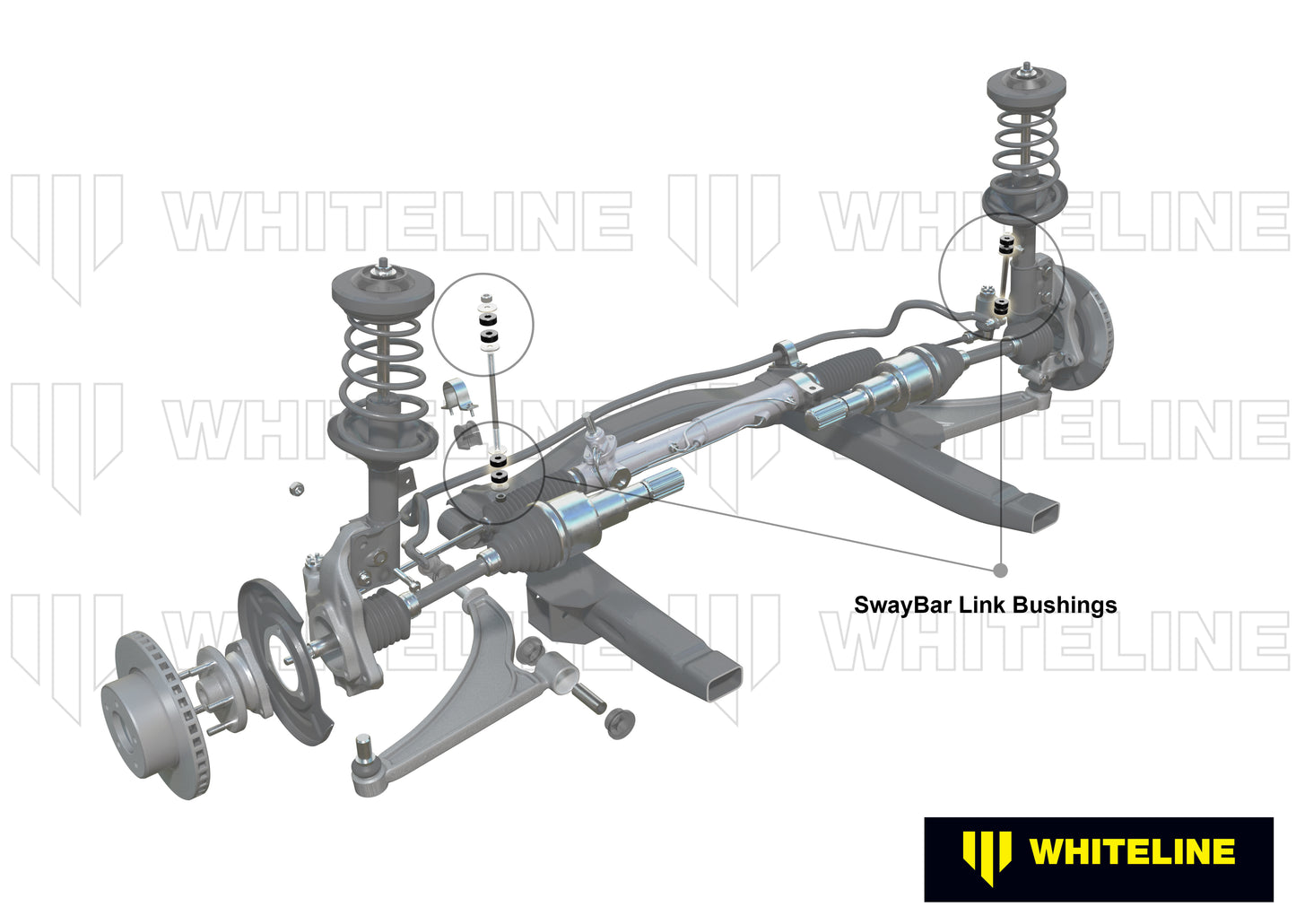Service kit for Whiteline sway bar links KLC30.
