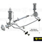 Caster adjustable strut rod to chassis bushing kit - Nissan