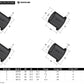 Rear Subframe - mount bushing - Ford Mustang S550