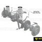 Front and Rear Lift Kit (50mm)