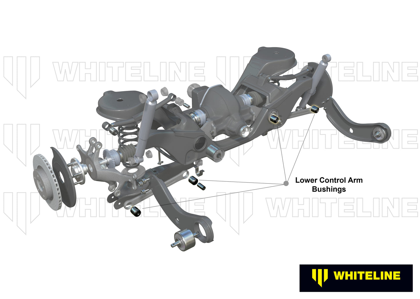 Control arm - lower front inner and outer bushing