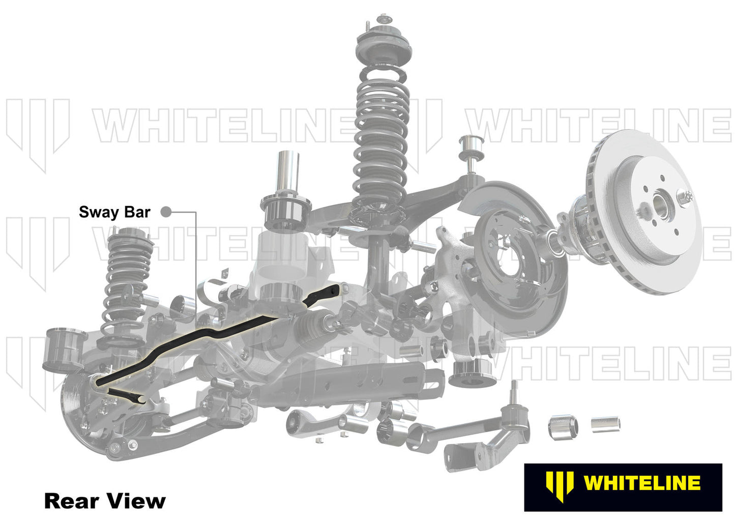 Rear Anti-Roll Bar 24mm XX Heavy Duty Blade Adjustable MOTORSPORT Subaru Forester SH SJ & Impreza WRX & STI 2008-2018
