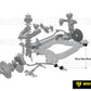 Caster adjustable strut rod to chassis bushing kit - Nissan