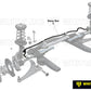 Front Anti-Roll bar 26mm Heavy Duty Non-Adjustbale Ford Focus RS LV 2009-2012