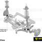 Front Roll centre/bump steer correction kit - Subaru