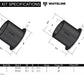 Control arm - lower inner rear bushing