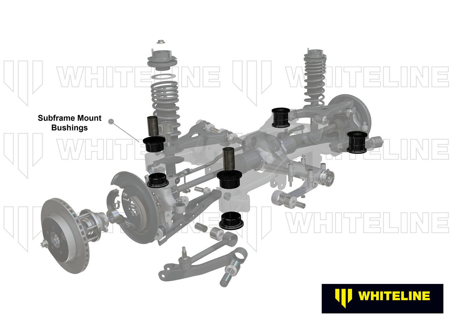 Positive Traction Kit - Subframe mount bushing inserts - Subaru Impreza 2007-On