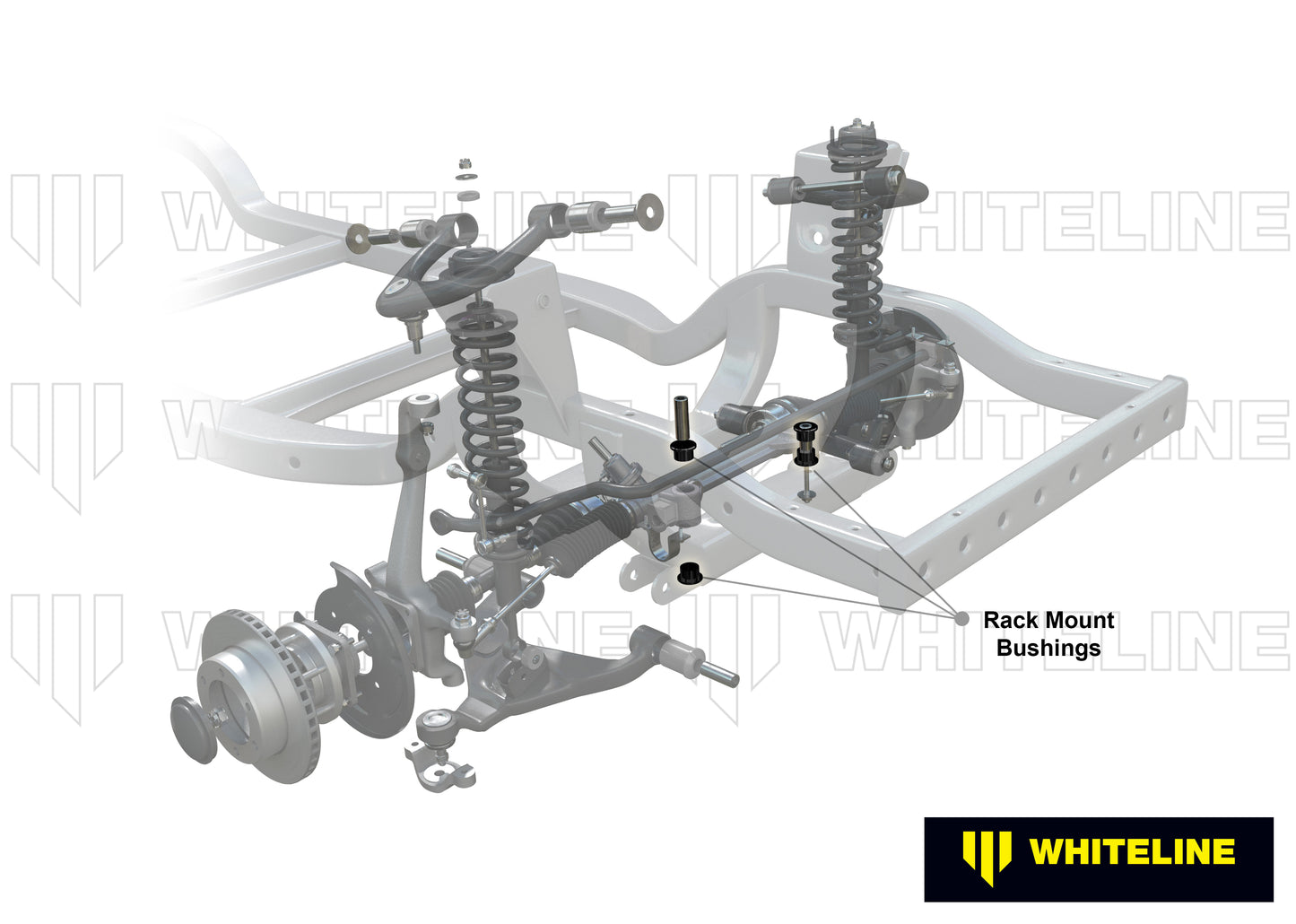 Steering - rack and pinion mount bushing